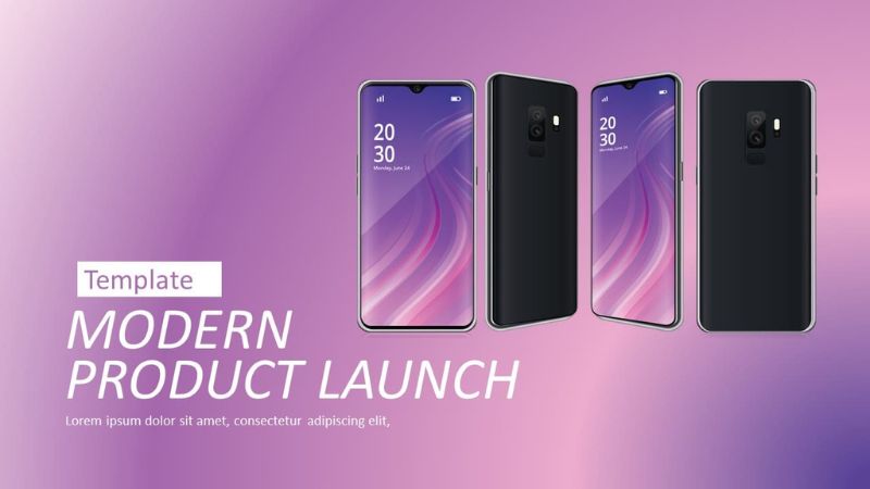 Free Presentation Template Of Modern Product
